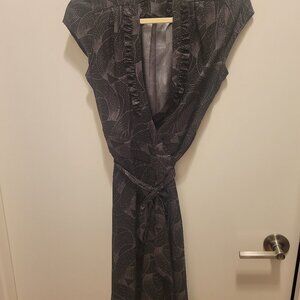 Banana Republic Midi Wrap Dress Sz 0